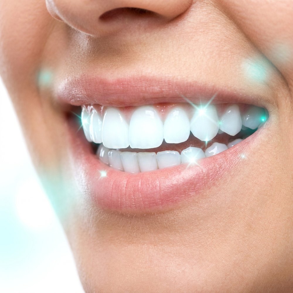 Comparação de tonalidade dos dentes antes e depois do clareamento dental