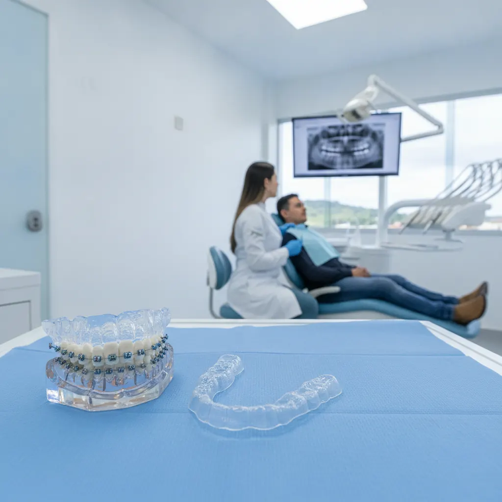Invisalign e Aparelho Fixo Juntos em Indaial: É Possível?