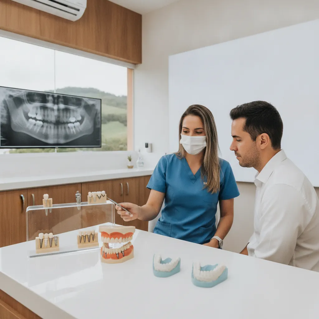 Tipos de Prótese sobre Implante Dentário em Indaial